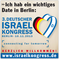 3. Deutscher Israelkongress 2013